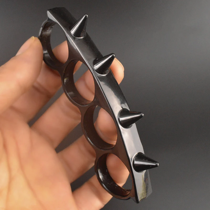Metal Defense Knuckle Duster Finger Clasp Ring Men and Women Outdoor Self-defense Fingers Tiger Carry-on Window Breaker Pocket EDC Tools - Image 5