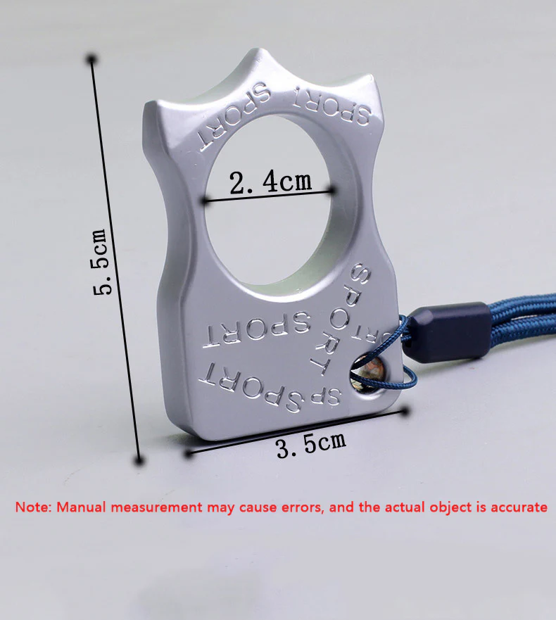Metal Knuckle Duster Four Finger Tiger Fingers Outdoor Camping Safety-defend Pocket Backpack EDC Tool - Image 4