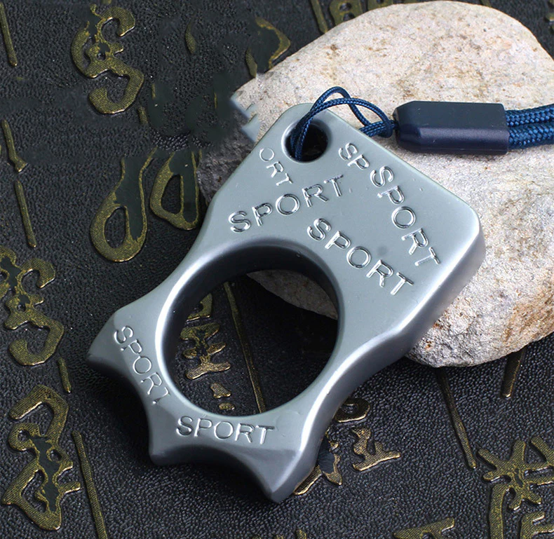 Metal Knuckle Duster Four Finger Tiger Fingers Outdoor Camping Safety-defend Pocket Backpack EDC Tool - Image 5
