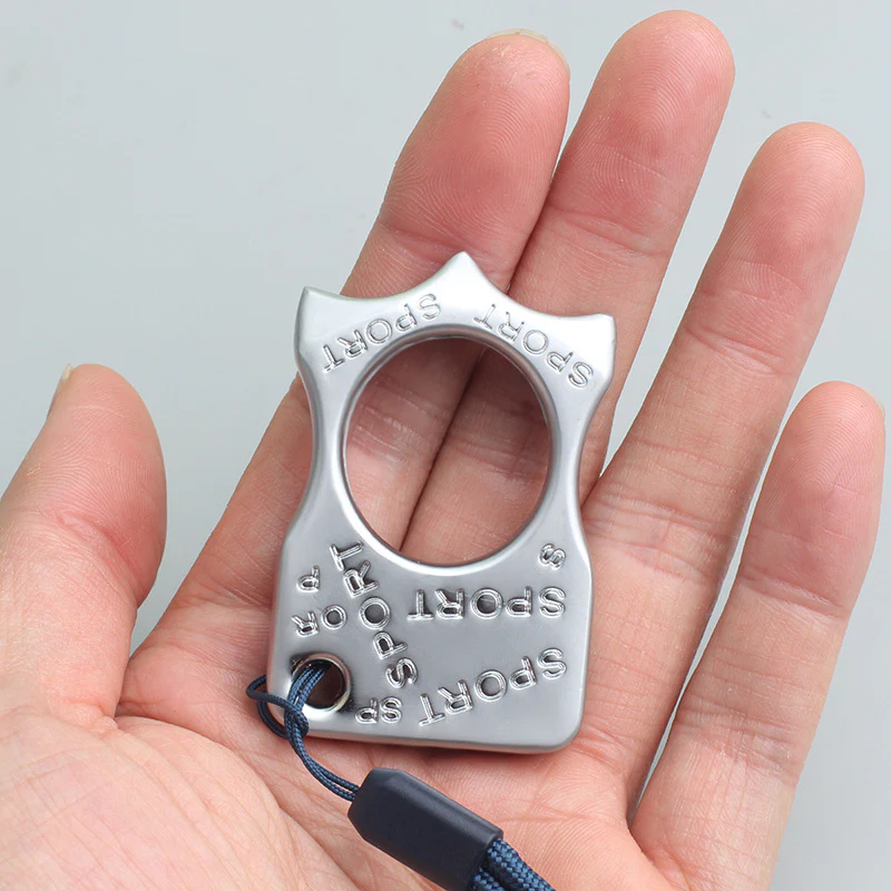Metal Knuckle Duster Four Finger Tiger Fingers Outdoor Camping Safety-defend Pocket Backpack EDC Tool - Image 6