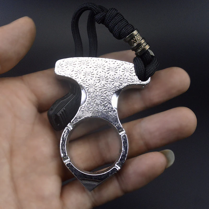 Metal Thickened Knuckle Duster Finger Tiger Martial Arts Defense Combat Protective Gear A Finger Buckle Fist Buckle Broken Window EDC Tools - Image 6
