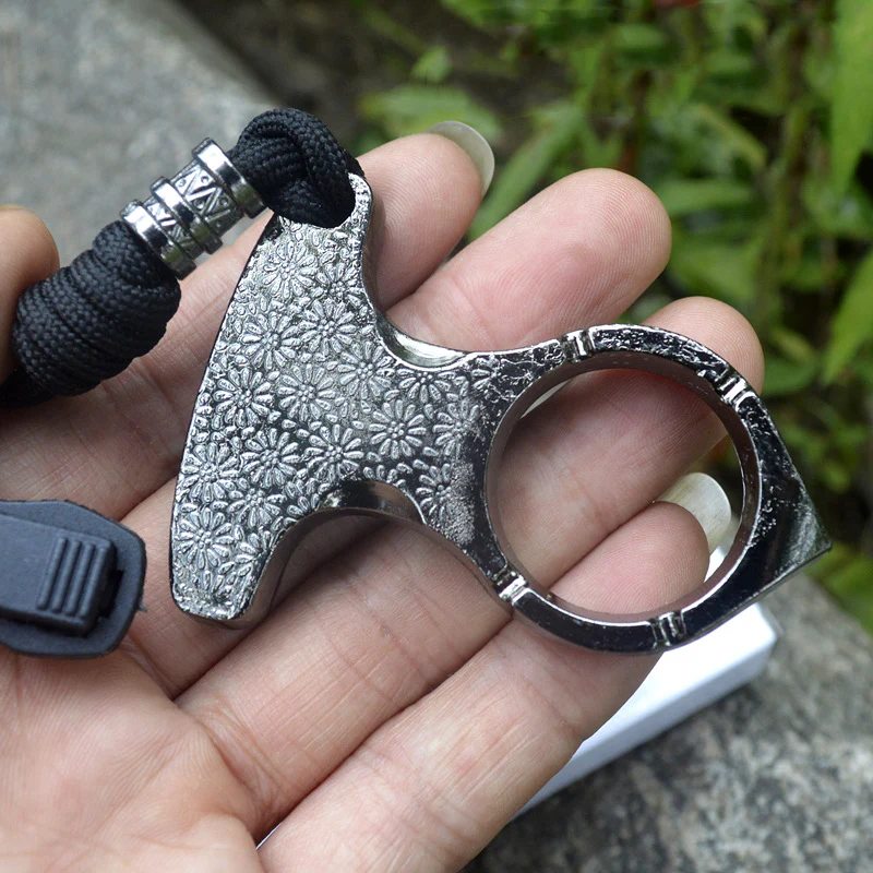 Metal Thickened Knuckle Duster Finger Tiger Martial Arts Defense Combat Protective Gear A Finger Buckle Fist Buckle Broken Window EDC Tools - Image 8