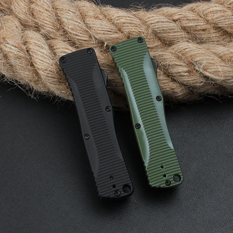 BM 4850 Mini Knife Zinc Aluminum Handle Stonewashed Blade Outdoor Pocket Knives - Image 6