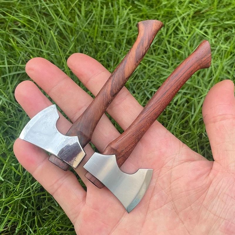 Mini Axe Portable Outdoor Camping Wood Splitting Defense Hand Axe - Image 2
