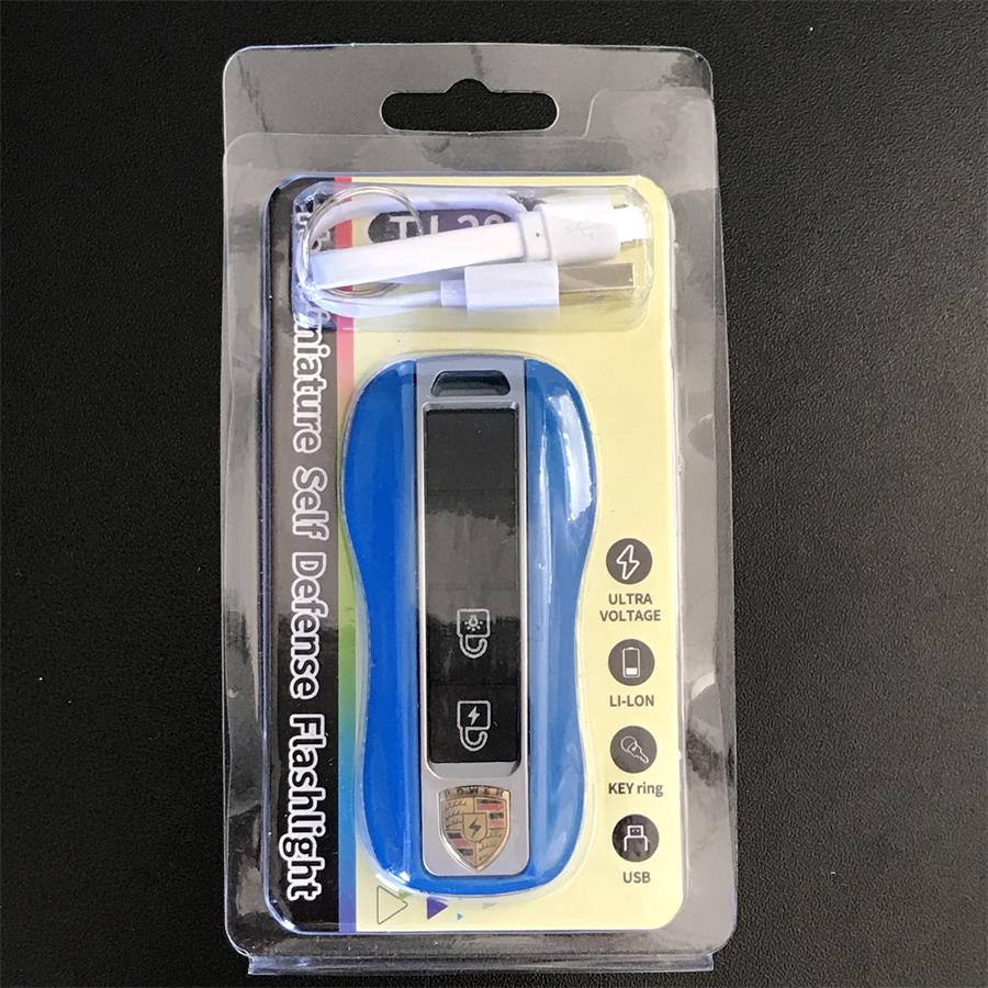 Stun Gun Mini Car Key Electric Striker Portable Defense Electric Baton - Image 6