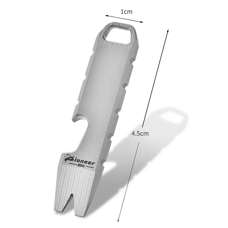 Mini Crowbar Titanium Bottle Opener EDC Gadgets - Image 7