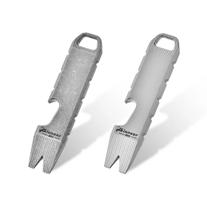 Mini Crowbar Titanium Bottle Opener EDC Gadgets - Image 8