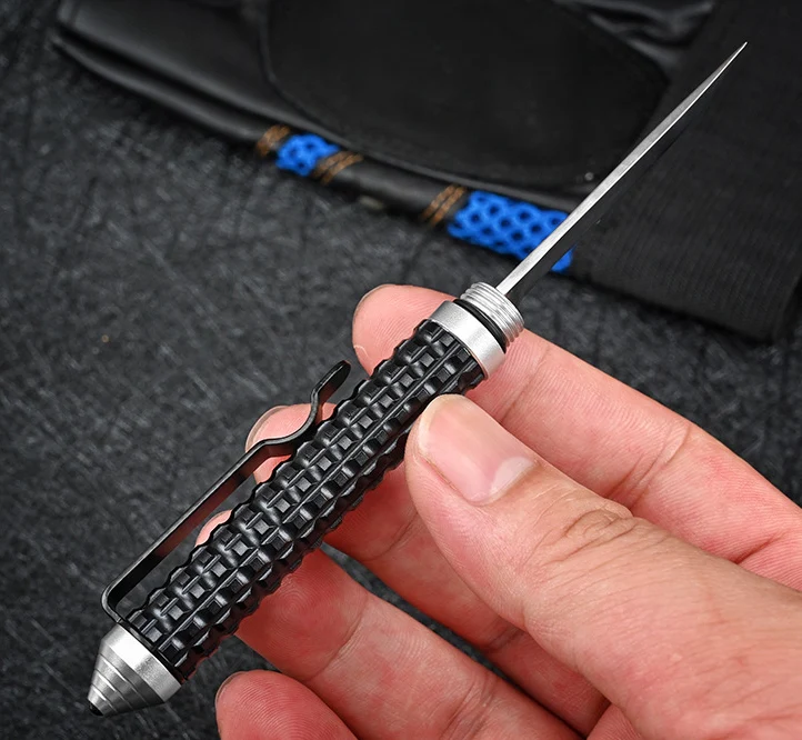Mini Damascus Pen Knife Multifunctional Wilderness Survival Survival Pocket Knives - Image 3