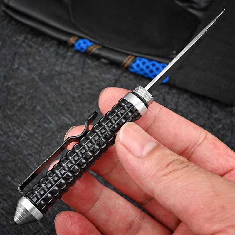 Mini Damascus Pen Knife Multifunctional Wilderness Survival Survival Pocket Knives - Image 9