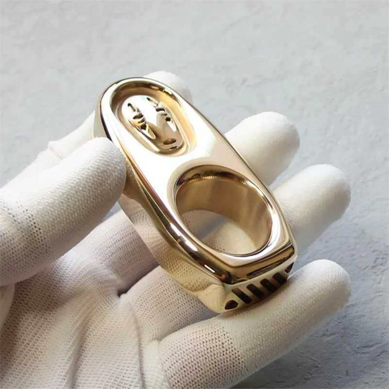 Mini Exquisite Solid Brass Knuckle Duster - Image 4