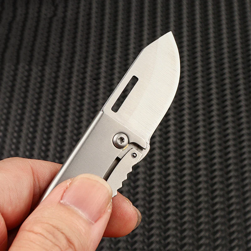 Mini Folding Knife Keychain Pendant Bottle Opener Knives - Image 6