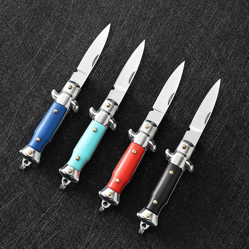 Mini Folding Knife Portable Keychain Pocket Knives Outdoor Defense EDC Tool - Image 2