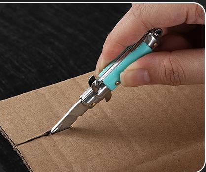 Mini Folding Knife Portable Keychain Pocket Knives Outdoor Defense EDC Tool - Image 3