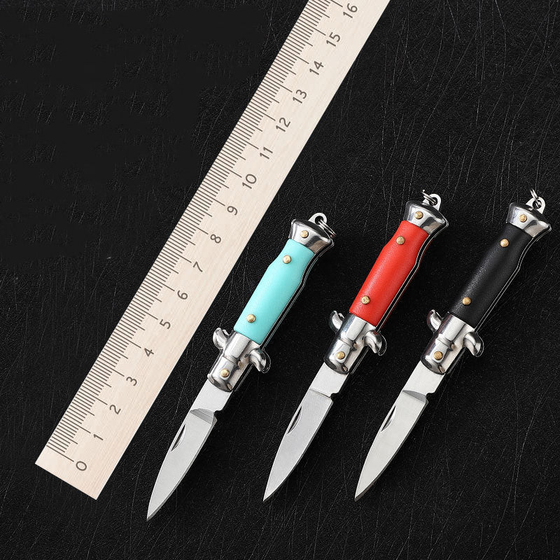 Mini Folding Knife Portable Keychain Pocket Knives Outdoor Defense EDC Tool - Image 4
