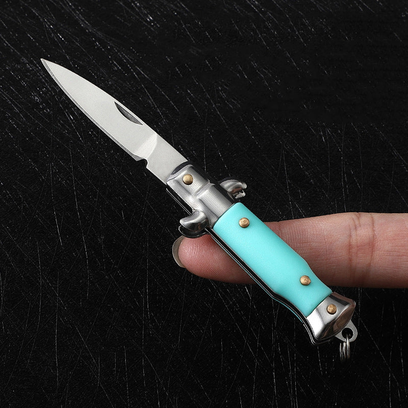 Mini Folding Knife Portable Keychain Pocket Knives Outdoor Defense EDC Tool - Image 6