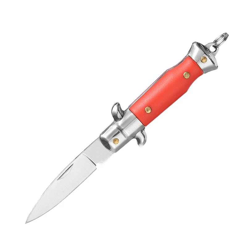 Mini Folding Knife Portable Keychain Pocket Knives Outdoor Defense EDC Tool - Image 8
