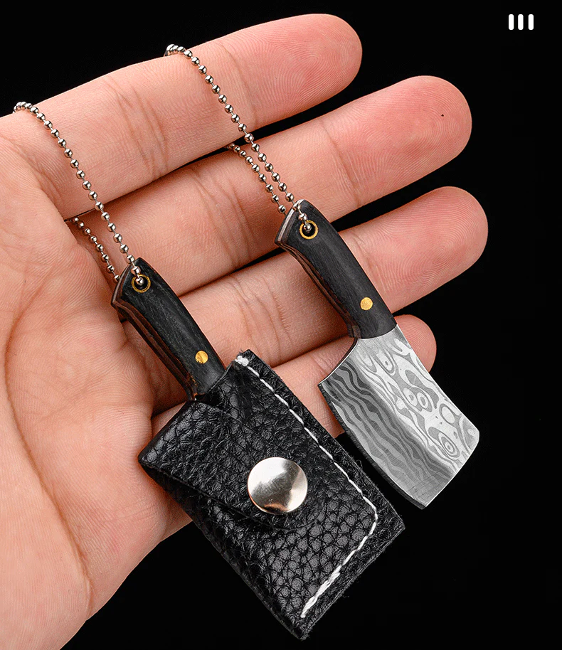 Mini Keychain Pocket Knife Creative Backpack Charm Portable Unwrapped Axe - Image 10