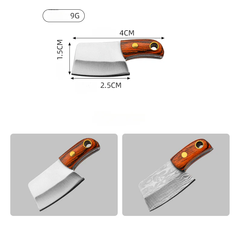 Mini Keychain Pocket Knife Creative Backpack Charm Portable Unwrapped Axe - Image 11