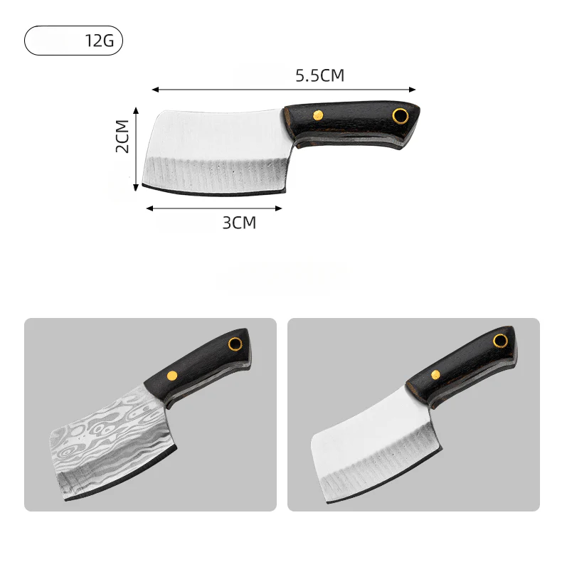 Mini Keychain Pocket Knife Creative Backpack Charm Portable Unwrapped Axe - Image 14