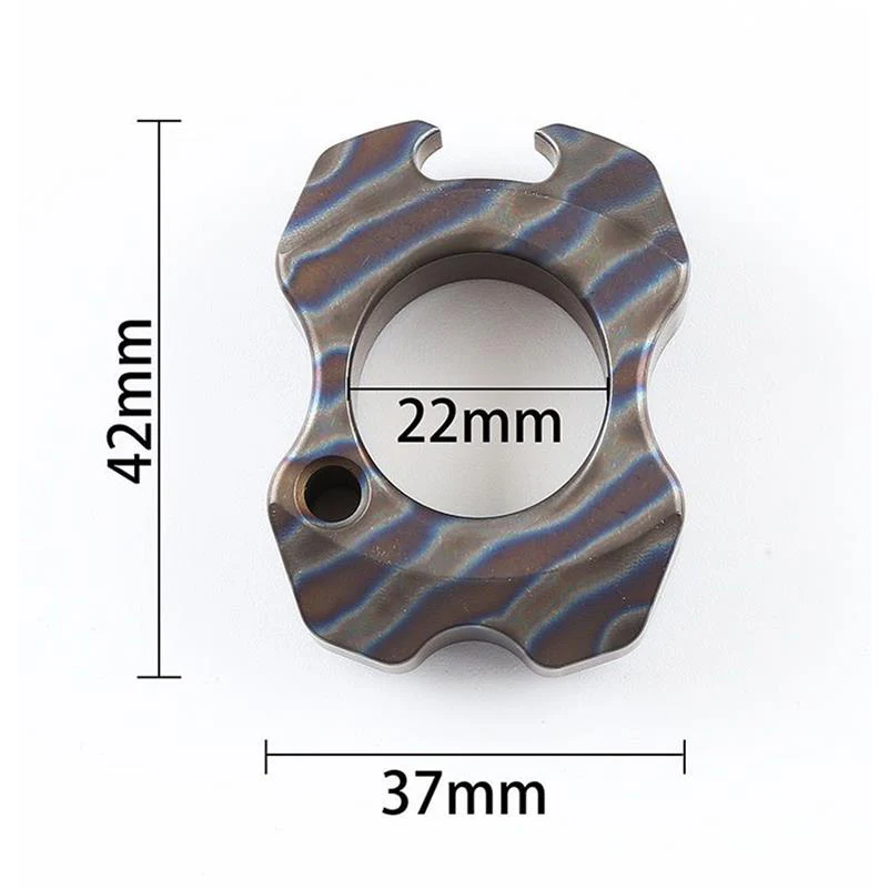 Mini Knuckle Duster Titanium Bottle Opener Pendant - Image 10
