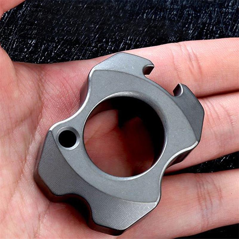 Mini Knuckle Duster Titanium Bottle Opener Pendant - Image 3