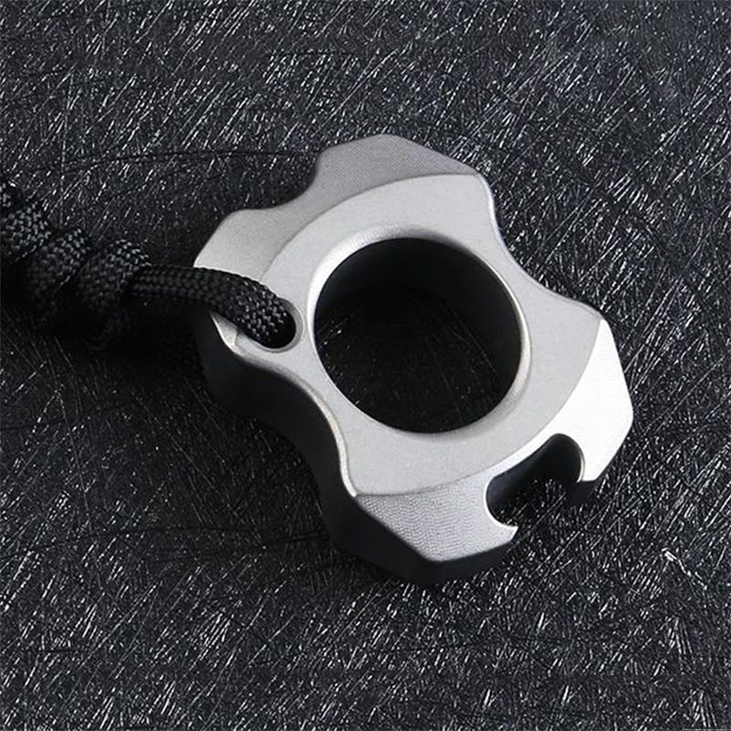 Mini Knuckle Duster Titanium Bottle Opener Pendant - Image 8