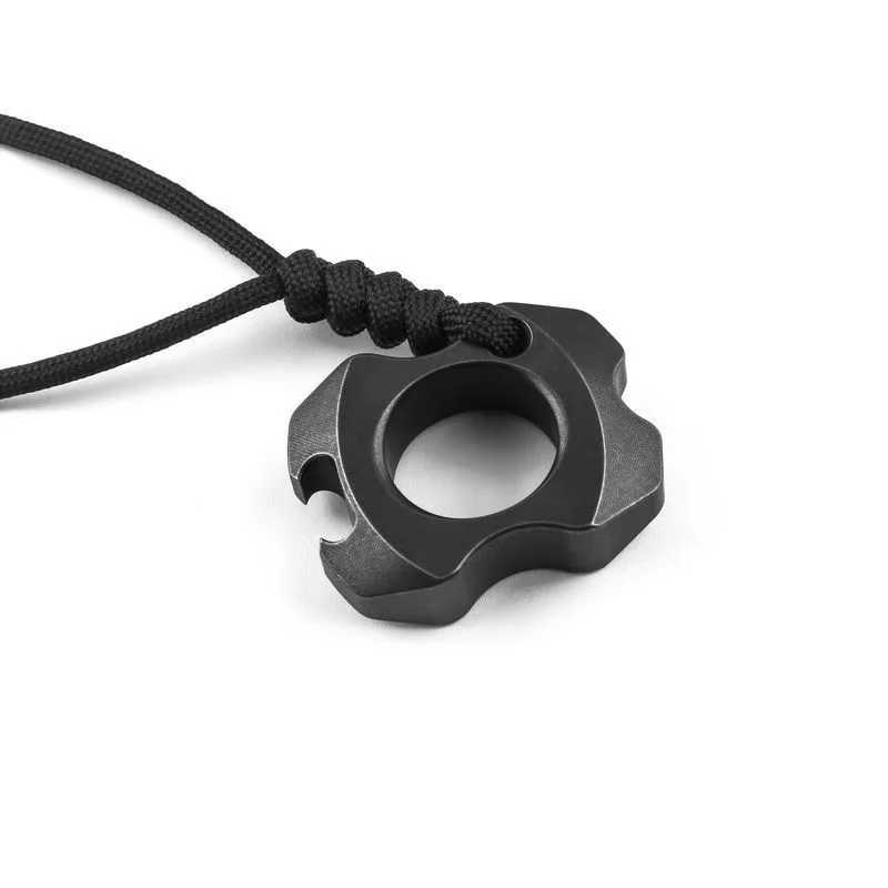 Mini Knuckle Duster Titanium Bottle Opener Pendant - Image 9