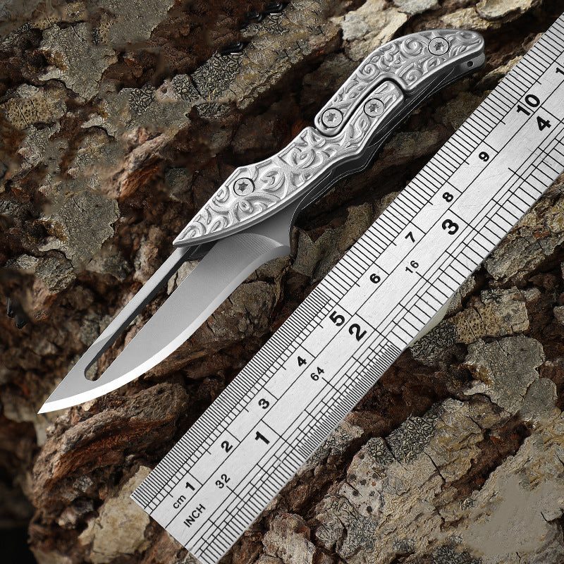 Mini Mechanical Folding Knife Sharp Morphing Pocket Knives - Image 10