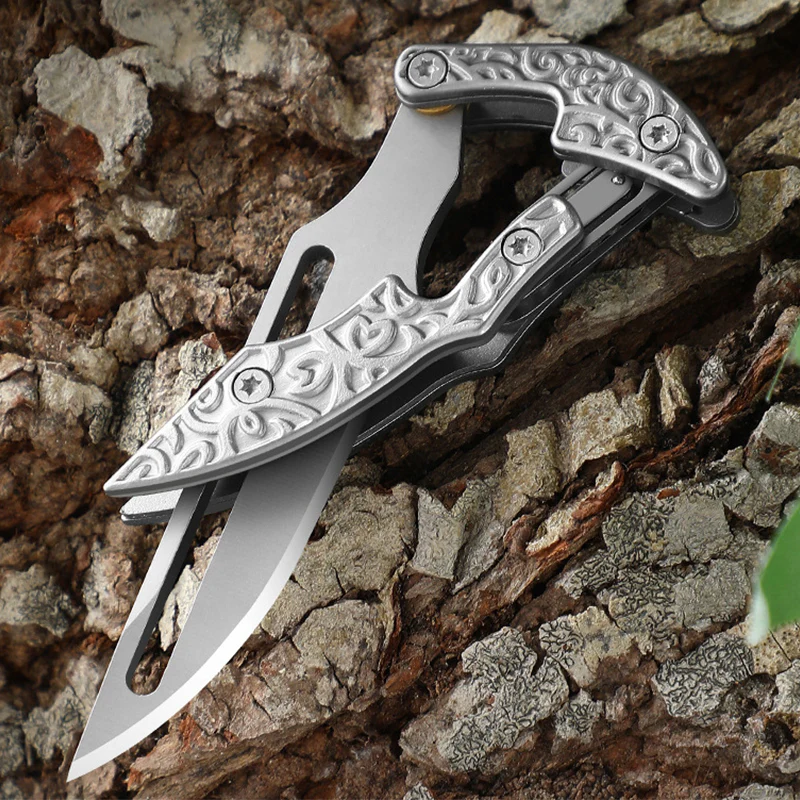 Mini Mechanical Folding Knife Sharp Morphing Pocket Knives - Image 7