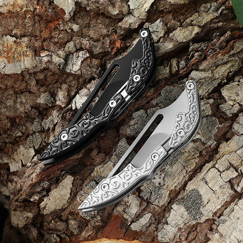 Mini Mechanical Folding Knife Sharp Morphing Pocket Knives - Image 9