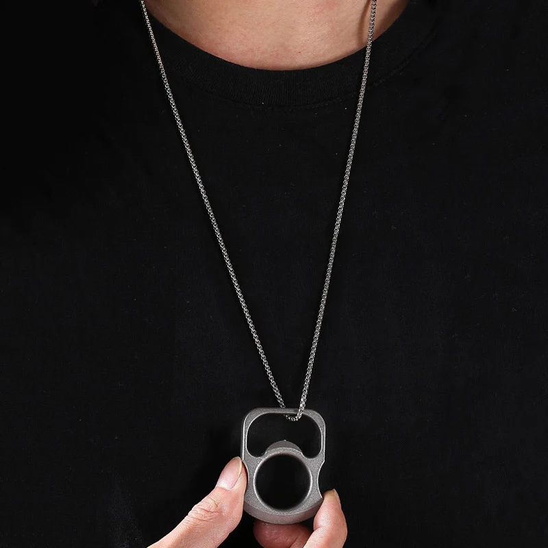 Mini Open Bottle Knuckle Dusters EDC Self-defense Decoration - Image 7