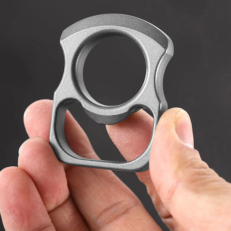 Mini Open Bottle Knuckle Dusters EDC Self-defense Decoration - Image 8