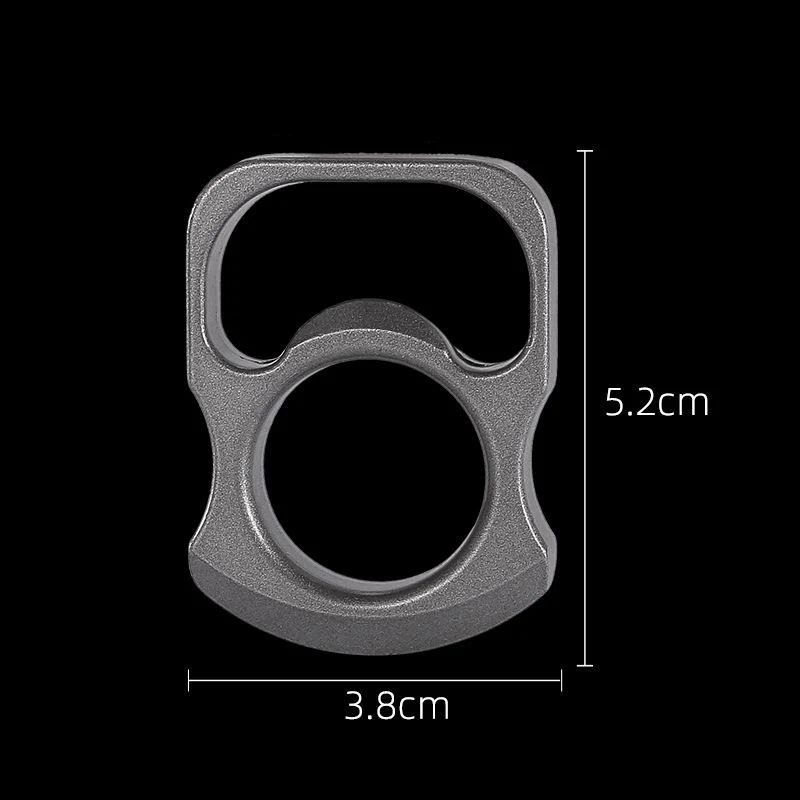 Mini Open Bottle Knuckle Dusters EDC Self-defense Decoration - Image 9