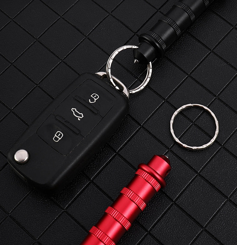 Mini Portable Tactical Pocket Knife Wilderness Survival Keychain Pendant Defense EDC Tool - Image 13
