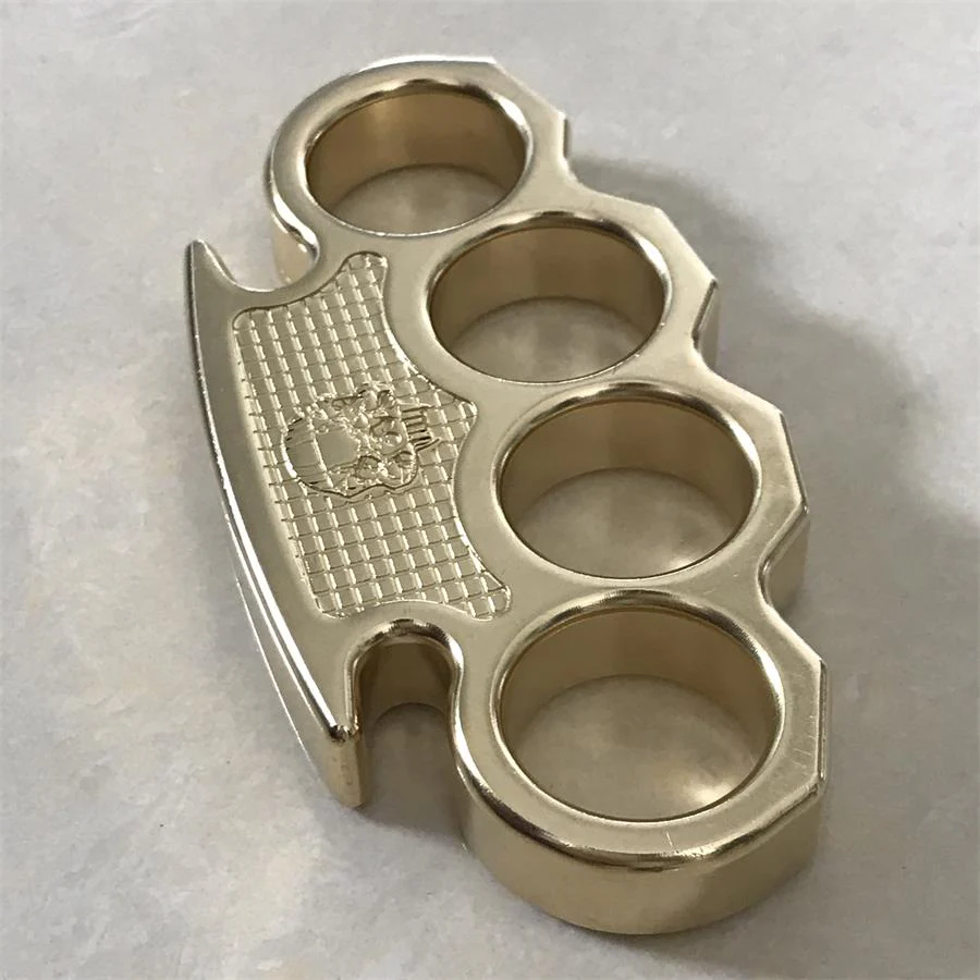 Mini Skull Classic Brass Knuckle Dusters - Image 14