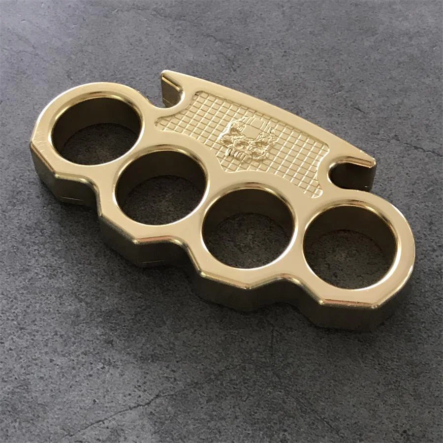 Mini Skull Classic Brass Knuckle Dusters - Image 2