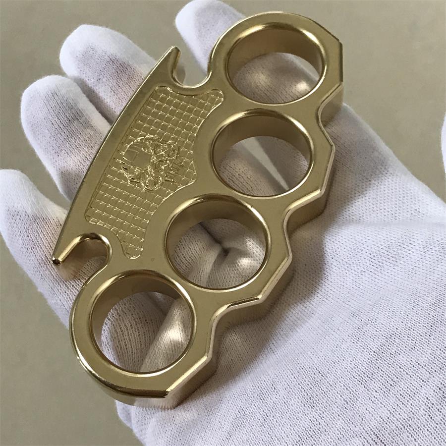 Mini Skull Classic Brass Knuckle Dusters - Image 3