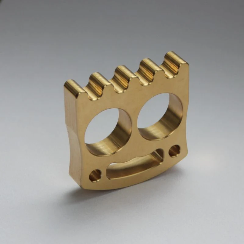 Mini Smiley Face Brass Knuckle Duster - Image 2