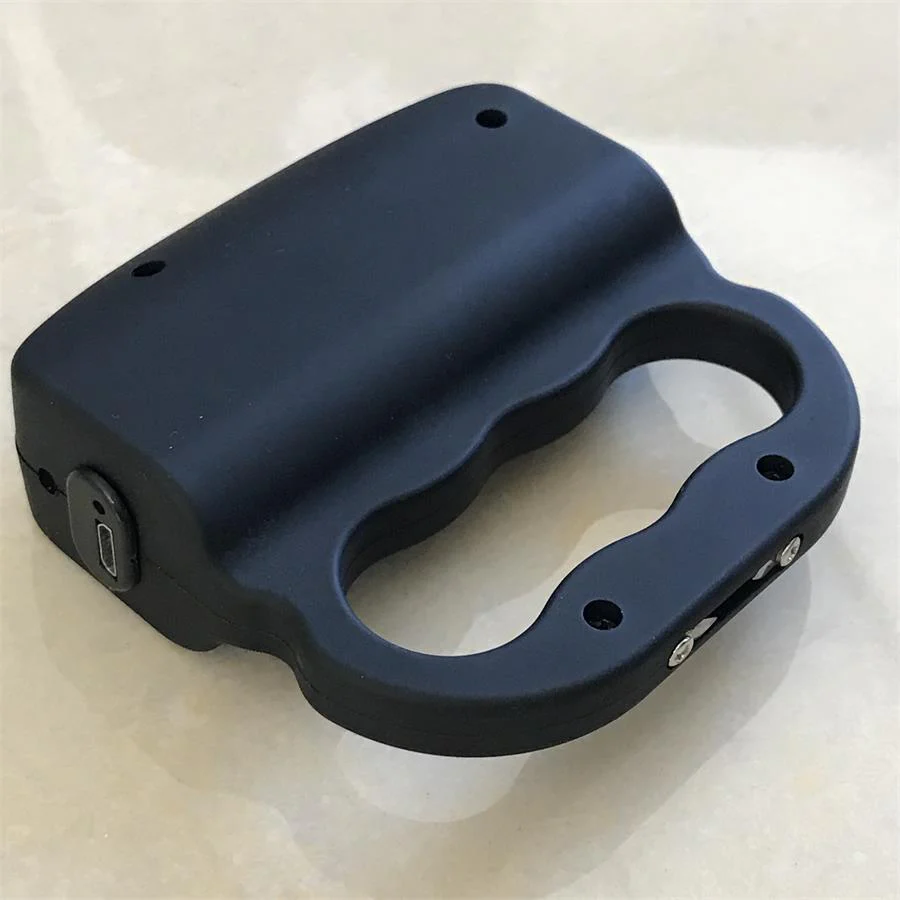 Stun GUN Mini Three Finger Knuckle Electric Stick Boxing Self -defense Electric Shock - Image 4