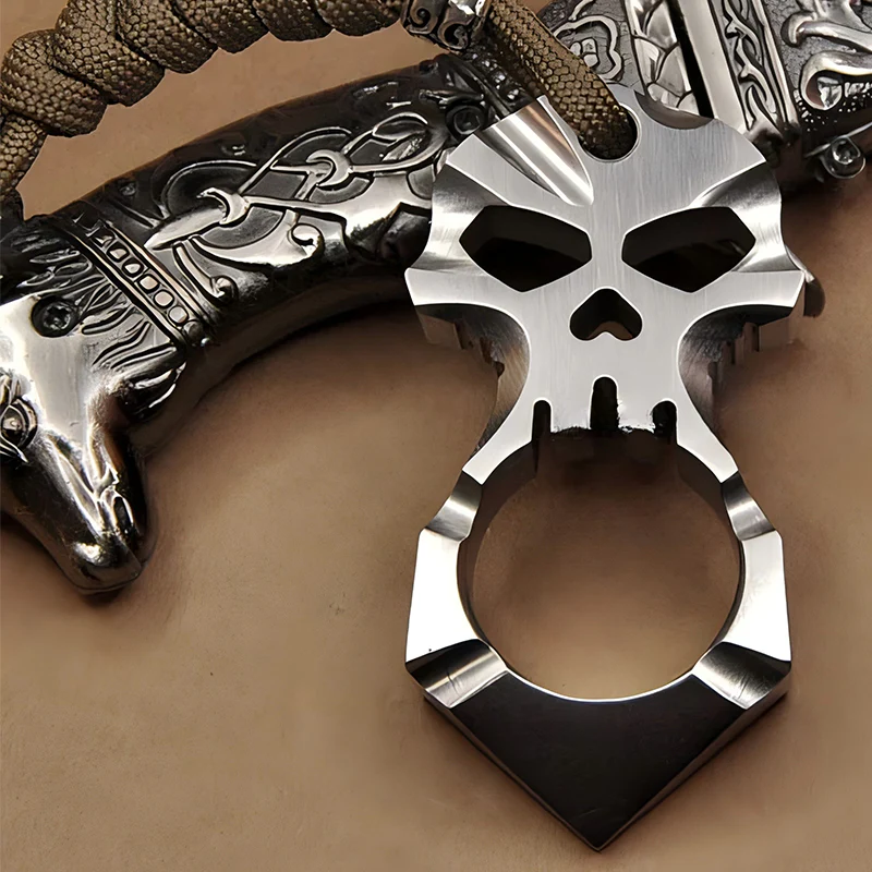 Mini Titanium Knuckle Duster Portable EDC Decoration - Image 4