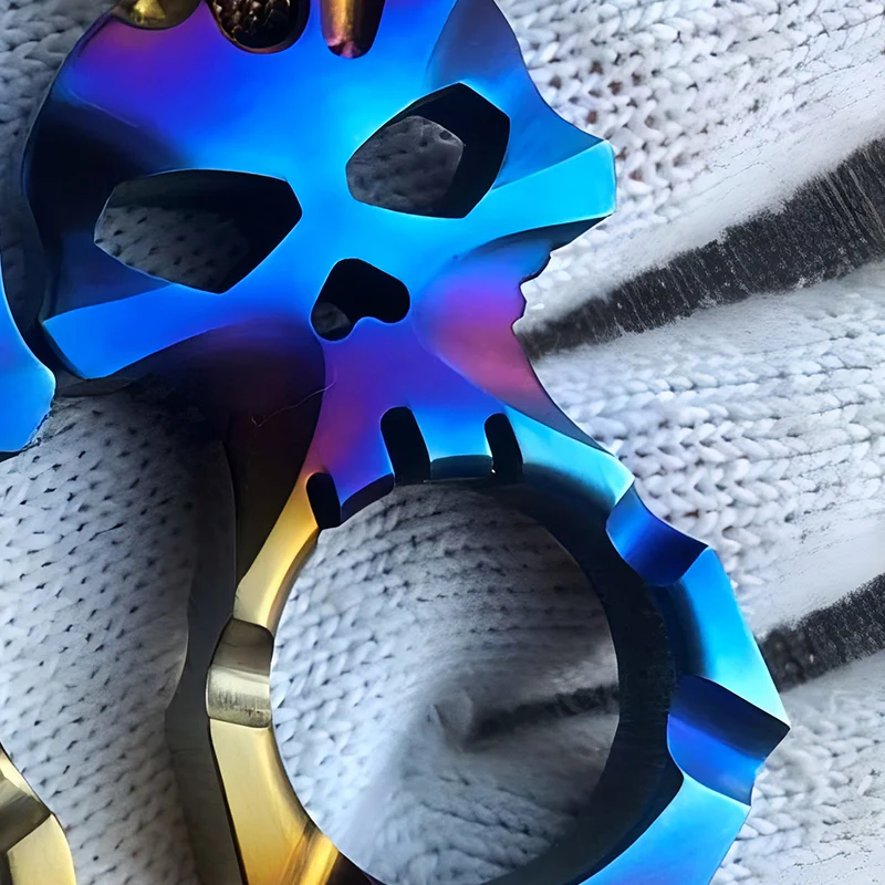 Mini Titanium Knuckle Duster Portable EDC Decoration - Image 5