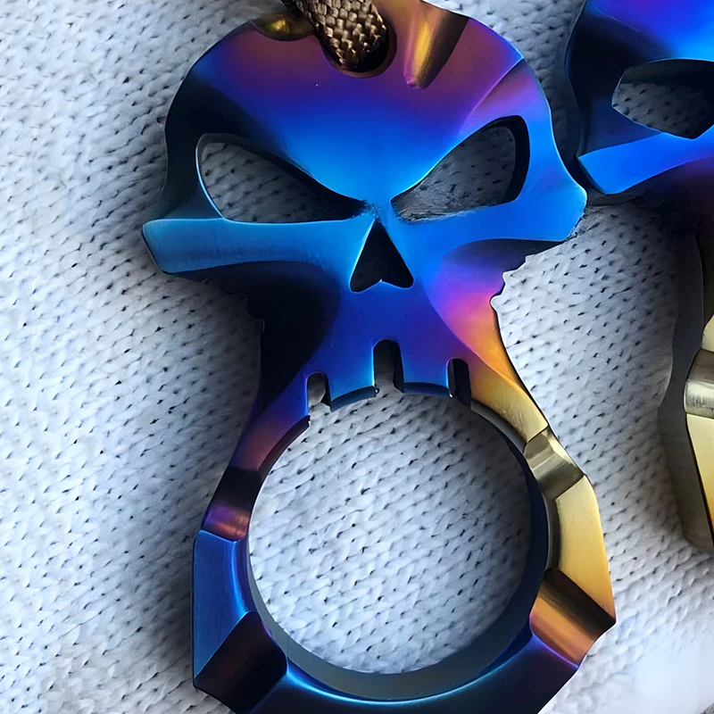 Mini Titanium Knuckle Duster Portable EDC Decoration - Image 6