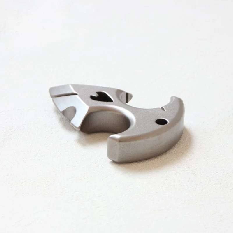 Mini Titanium Knuckle Duster Self Defense Broken Window EDC Tool - Image 13