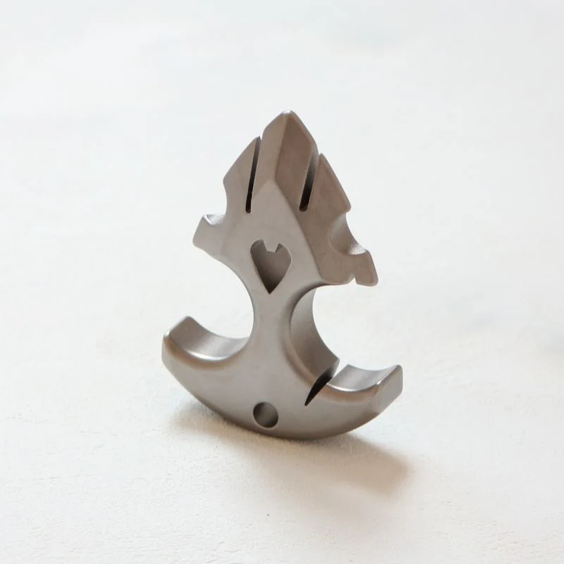 Mini Titanium Knuckle Duster Self Defense Broken Window EDC Tool - Image 9