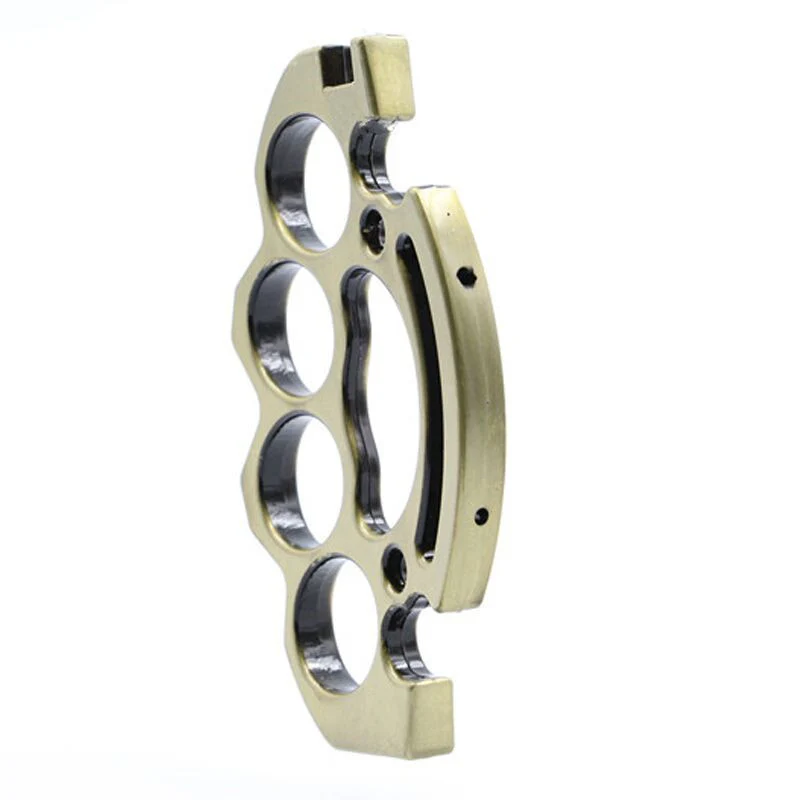 Multi-function Knuckle Duster Slingshot Four-finger Boxing Leather Slingshot Detachable Self-defense Tool - Image 5