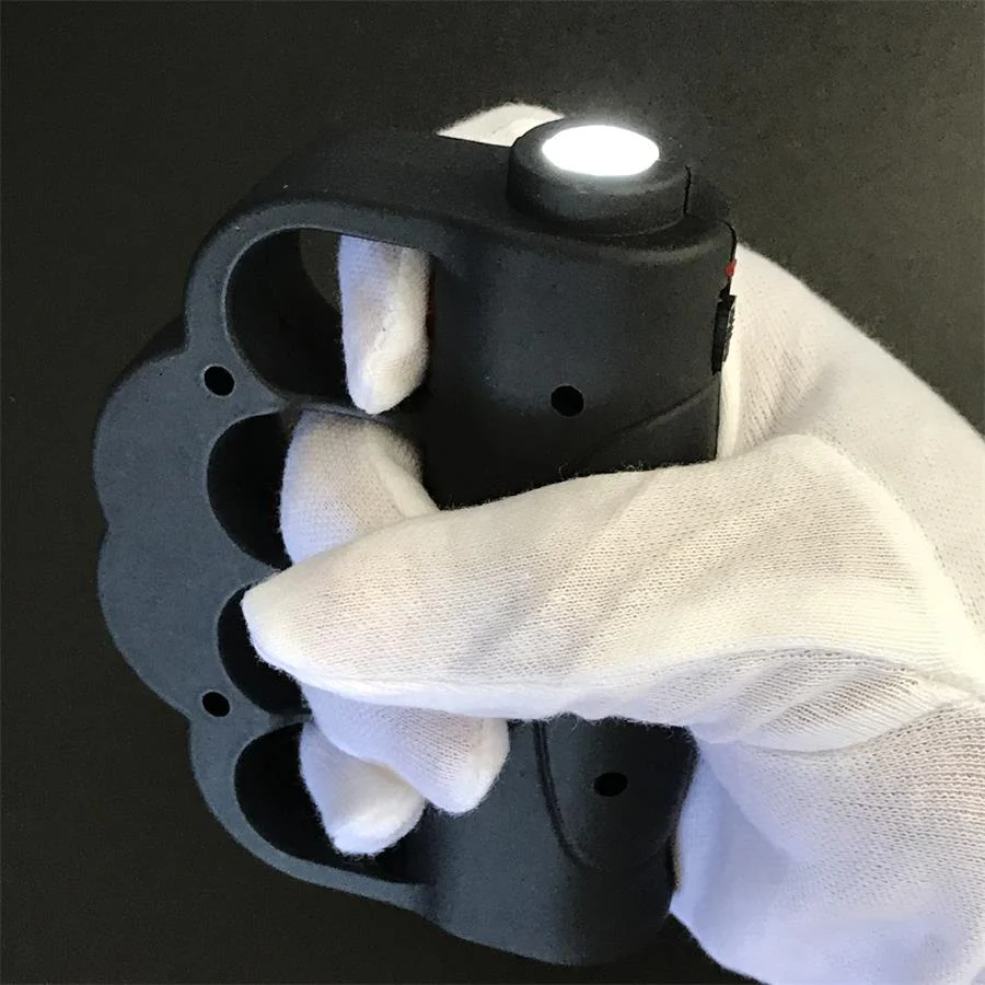 Multi-function Knuckle Stun GUN  Baton Flashlight - Image 3