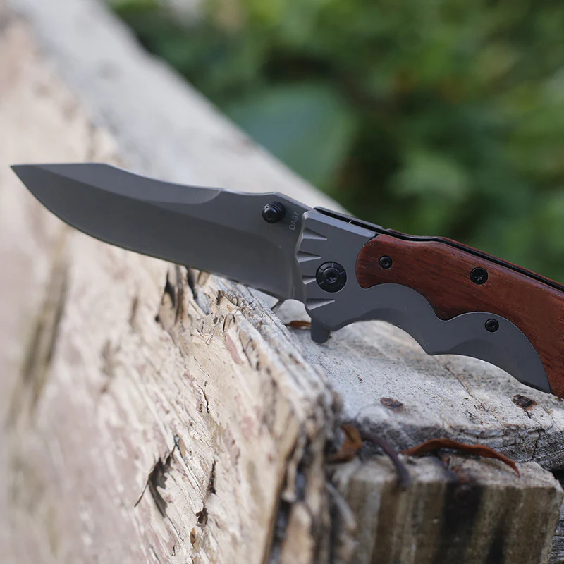 Multi-functional Outdoor Camping Folding Knife Portable Self-defense Knives - Image 2
