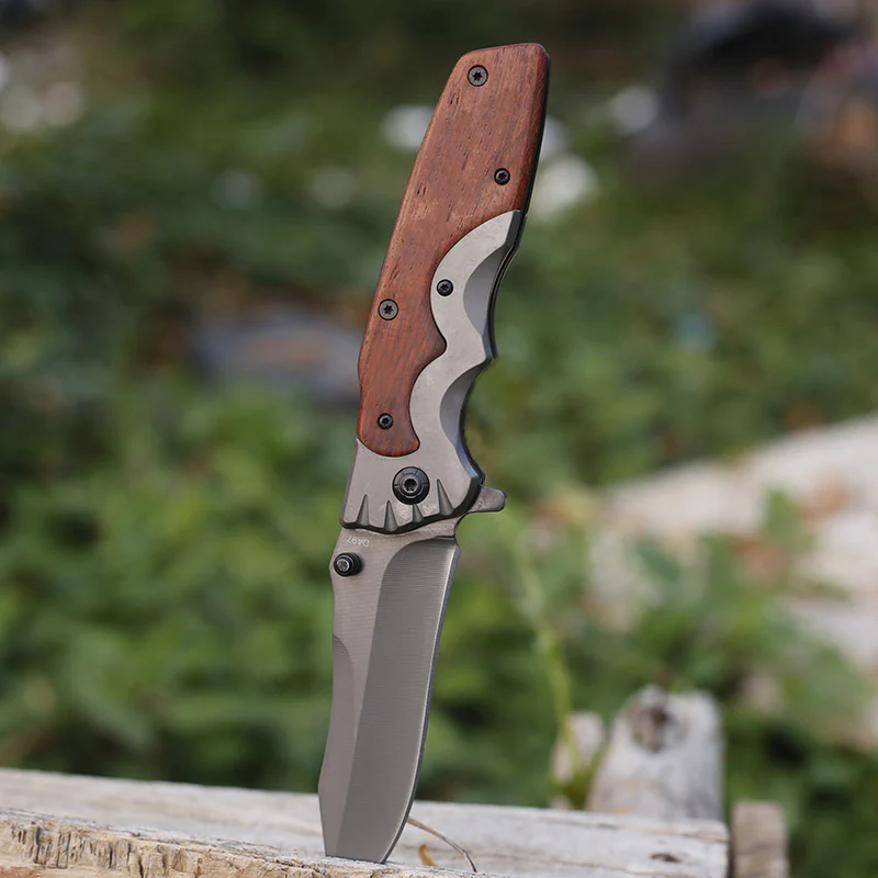 Multi-functional Outdoor Camping Folding Knife Portable Self-defense Knives - Image 3