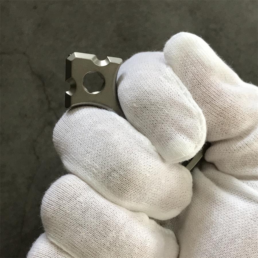 Multi-purpose Portable Titanium Bottle Opener EDC Tool - Image 4