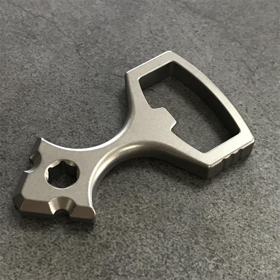 Multi-purpose Portable Titanium Bottle Opener EDC Tool - Image 5
